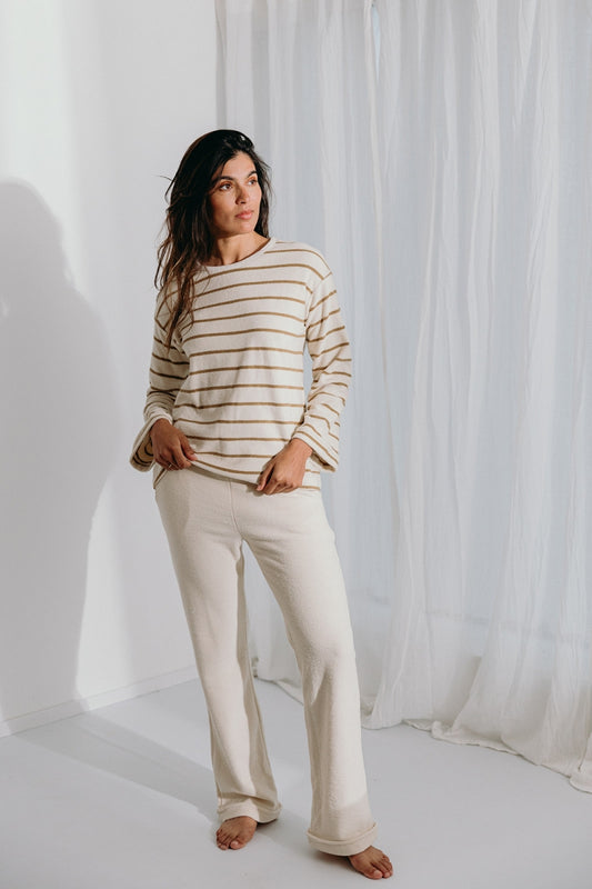 Alice et Maman- Homewear Kirsten Terry Latte
