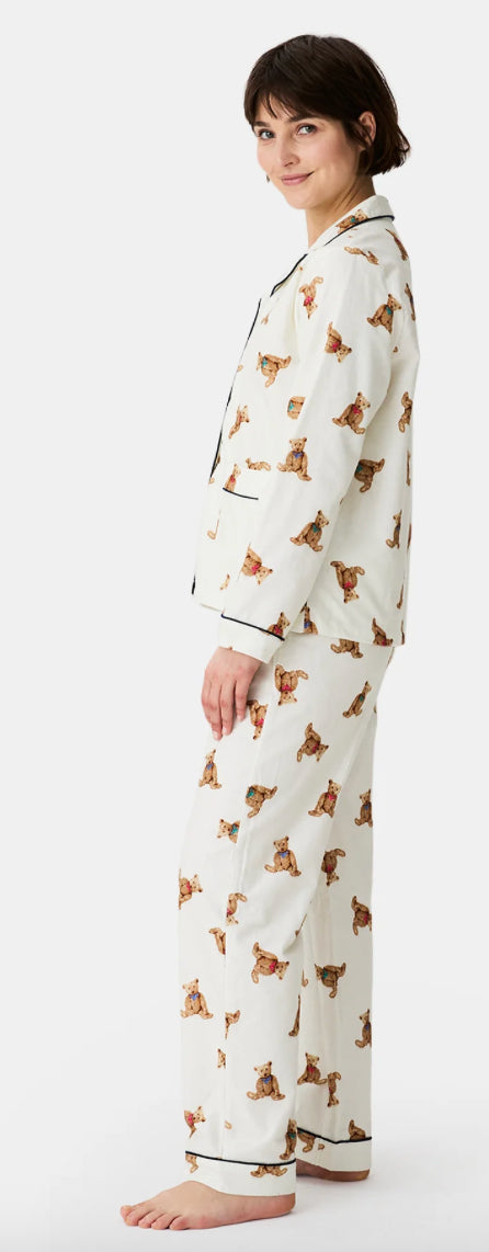 Arthur- Dames Pyjama Knopen Old Teddy