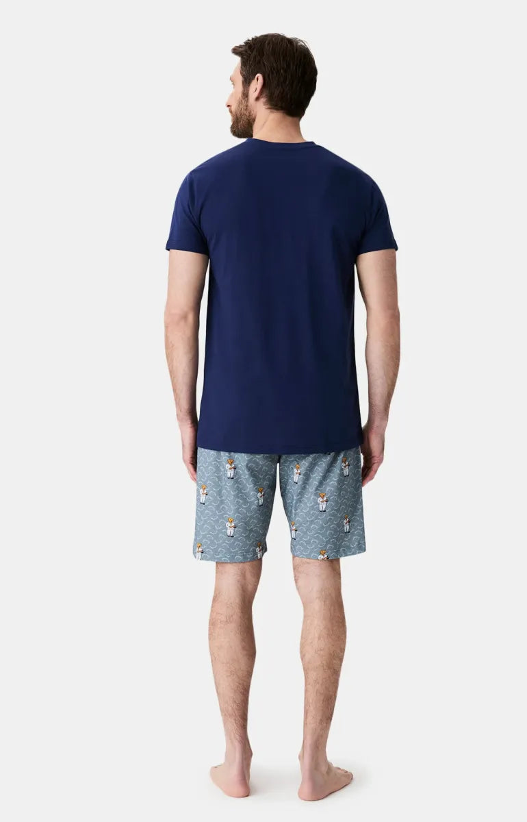 Arthur- Heren Bermuda Esprit Livre Marine