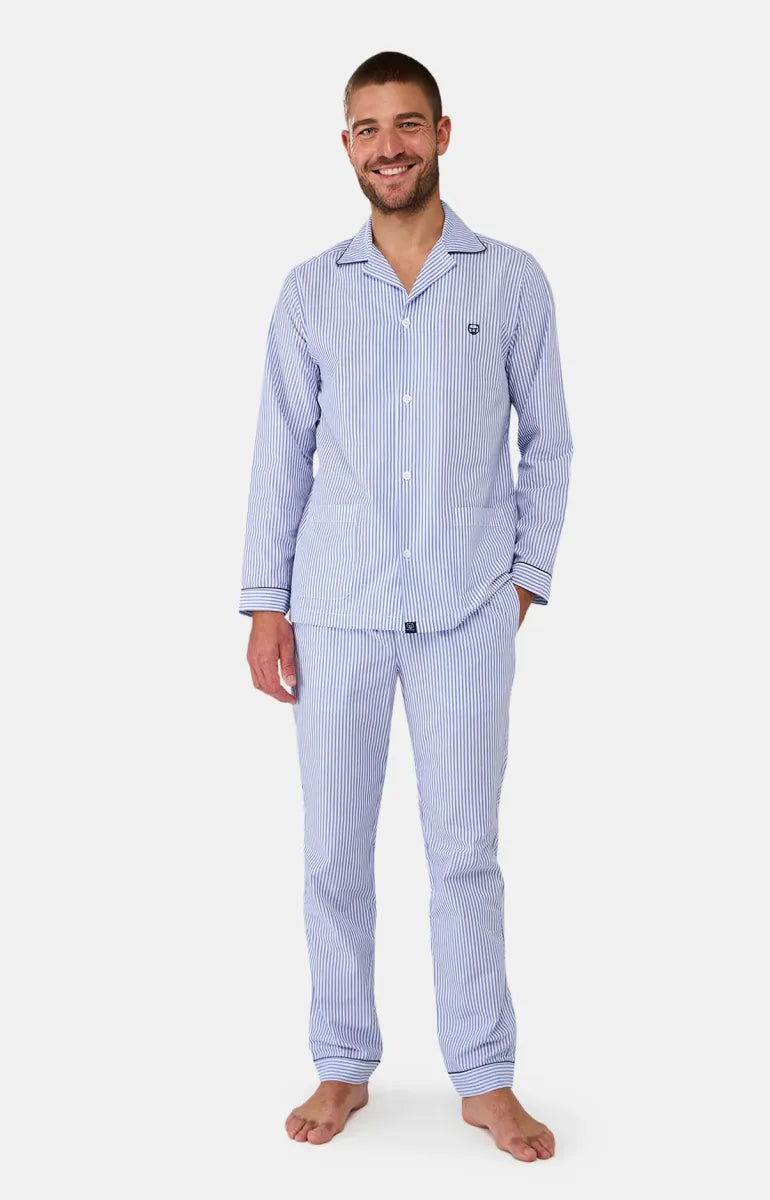 Arthur- Heren Pyjama Rayure Bleue