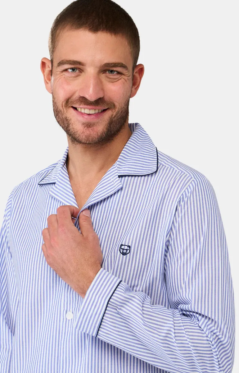 Arthur- Heren Pyjama Rayure Bleue
