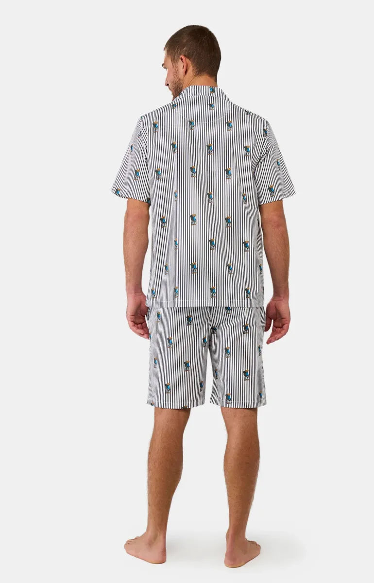 Arthur- Heren Pyjama kort knopen Randormeur