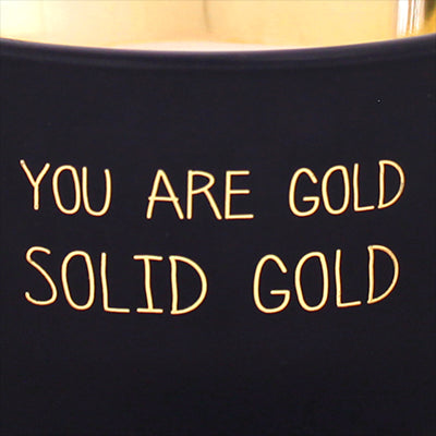 SOJAKAARS ZWART- YOU ARE GOLD Geur Warm Cashmere