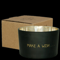 SOJAKAARS MAT ZWART- MAKE A WISH