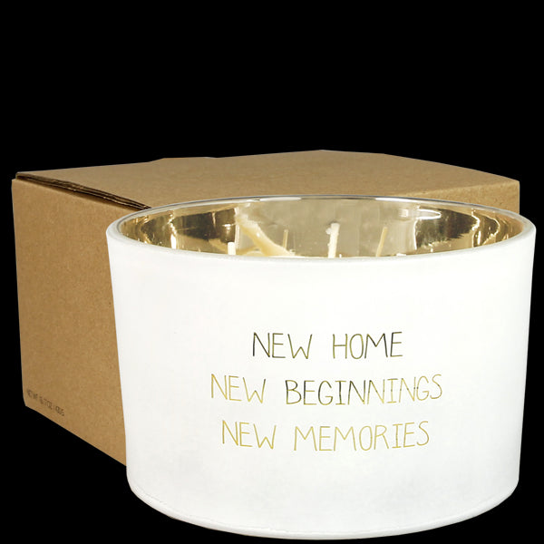 SOJAKAARS MAT WIT- NEW HOME NEW BEGINNINGS
