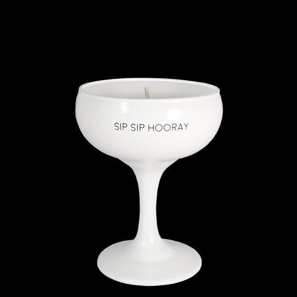 SOJAKAARS GLAS WIT- SIP SIP-FRESH COTTON