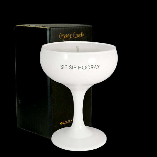 SOJAKAARS GLAS WIT- SIP SIP-FRESH COTTON