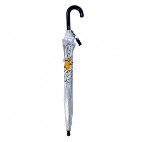 Paraplu Kind Ø 50 cm transparant bloemen