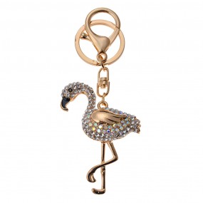 Sleutelhanger Flamingo Goudkleurig