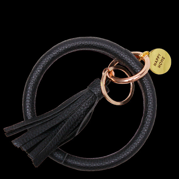 My Flame - Sleutelhanger Happy Home zwart