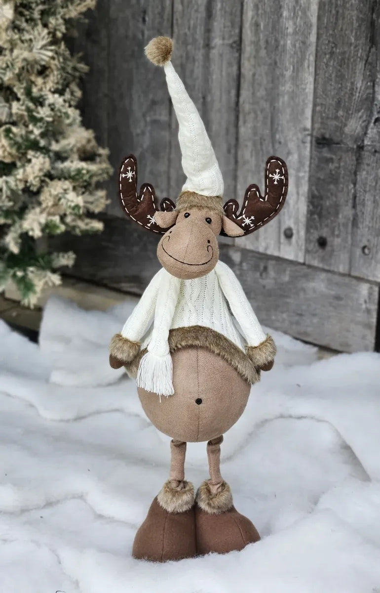 Eland staand 55-80 cm beige outfit