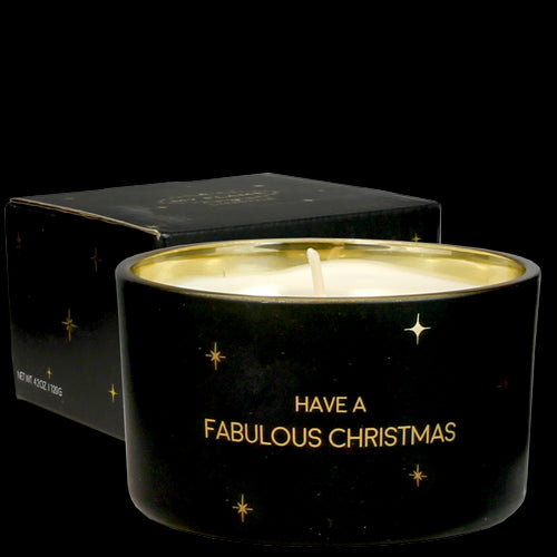 SOJAKAARS -Have a fabulous Christmas- Winter Wood Zwart