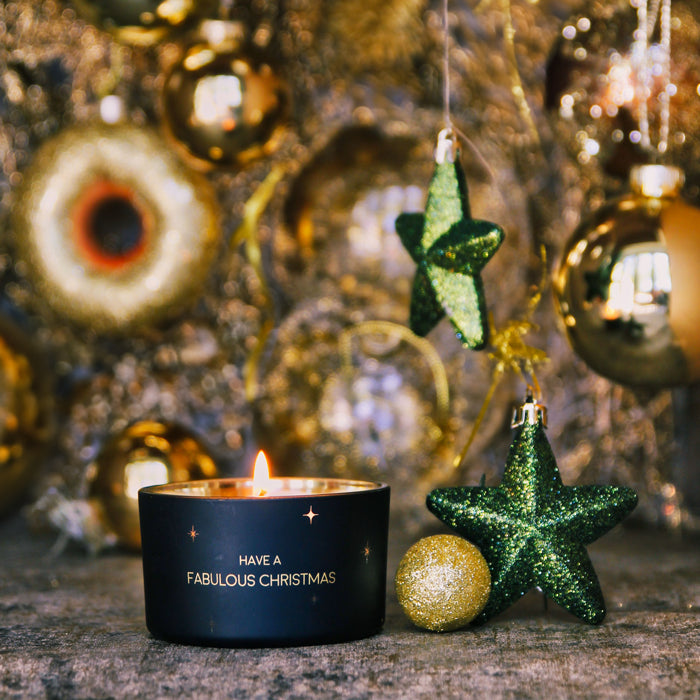 SOJAKAARS -Have a fabulous Christmas- Winter Wood Zwart
