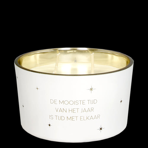 SOJAKAARS -De mooiste tijd - Winter Wood Wit