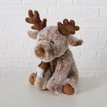 Eland pluche bruin H25 cm