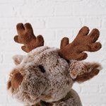 Eland pluche bruin H25 cm