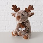Eland pluche bruin H25 cm
