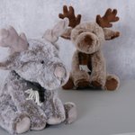 Eland pluche bruin H25 cm
