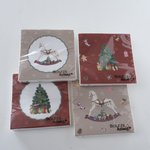 Boltze - Servetten Delight Kerstboom rood