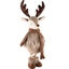 Pop rendier uitrekbaar bruin/beige textiel 22x17x91 cm
