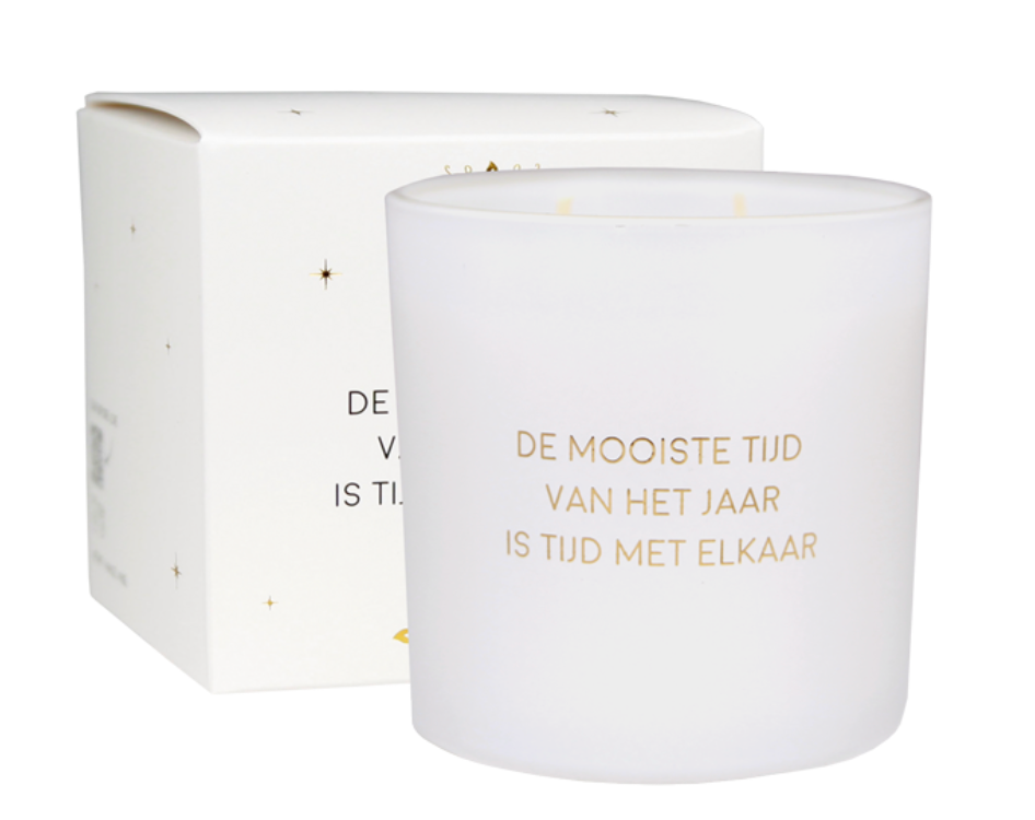 SOJAKAARS -De mooiste tijd - Winter Wood Wit