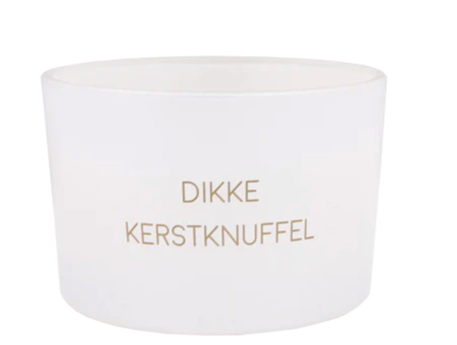 SOJAKAARS -Dikke Kerstknuffel- Winter Wood Wit