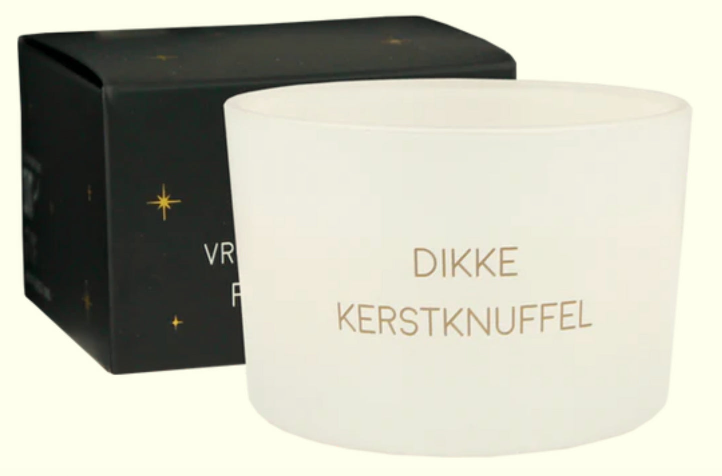 SOJAKAARS -Dikke Kerstknuffel- Winter Wood Wit