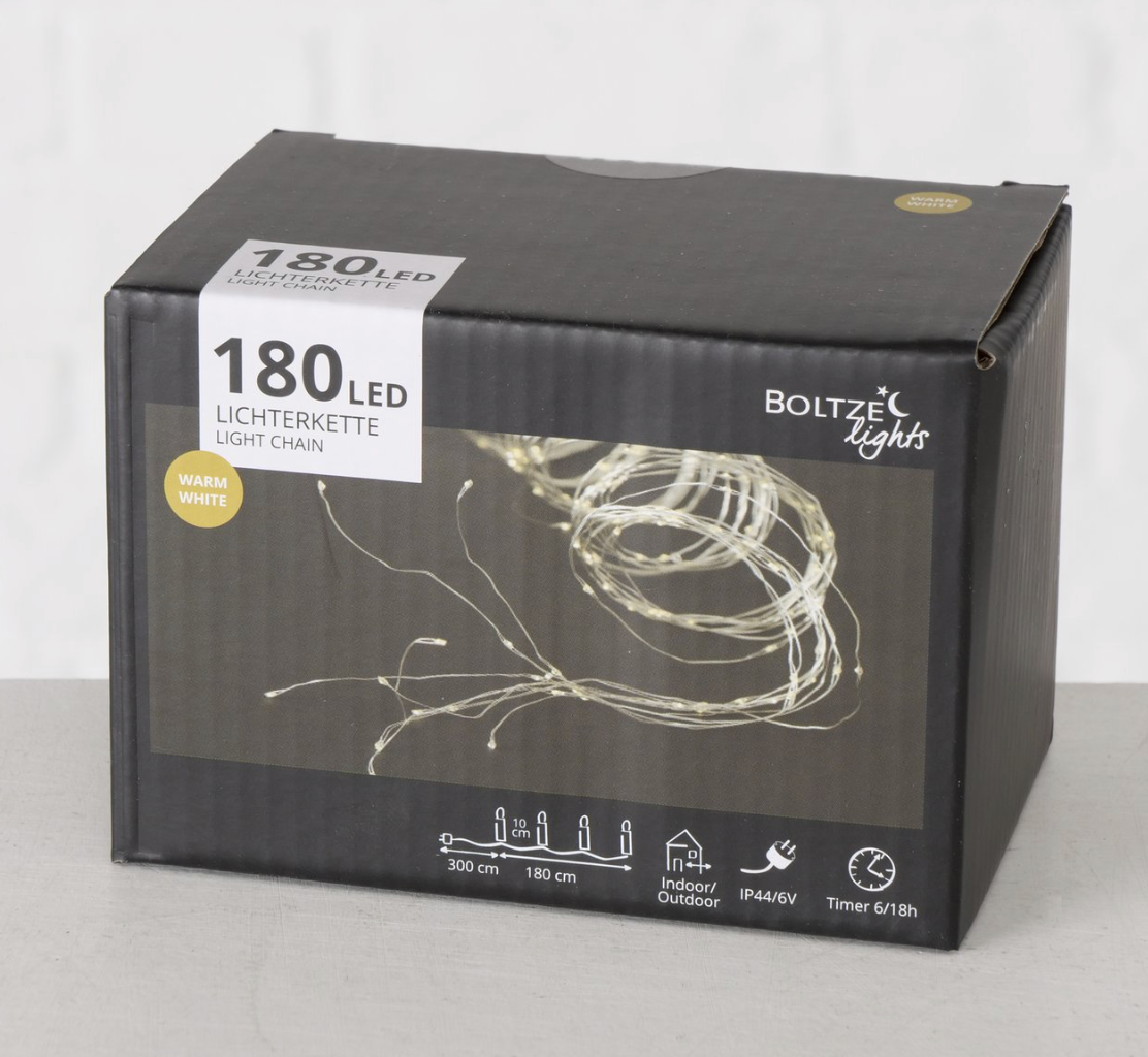 Boltze Lights 180 led Lichtketting adapter