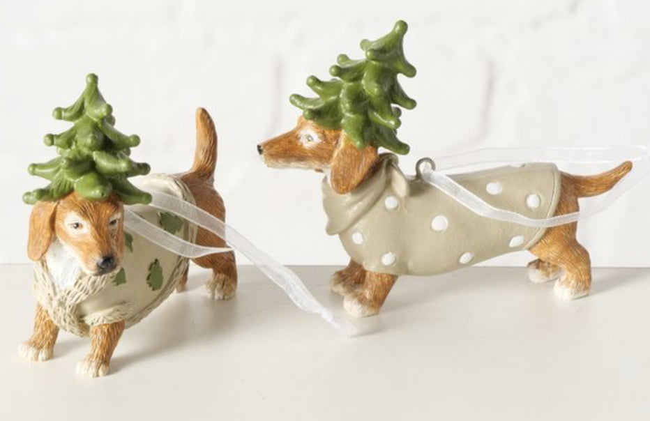 Hanger Kerst Teckel Xander H8 cm