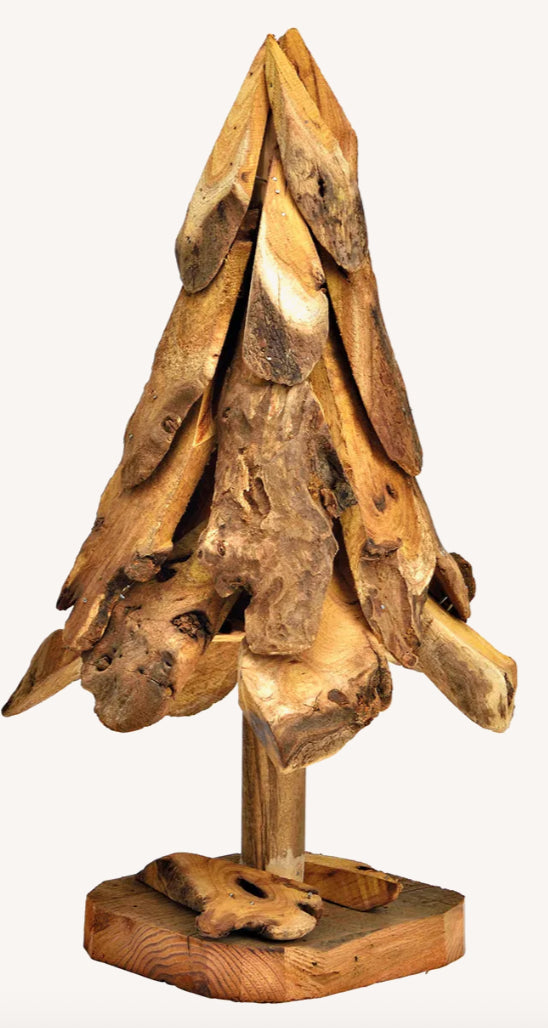 Houten Kerstboom 22x44x22 cm