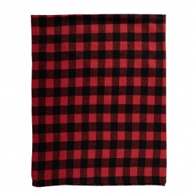 Plaid Rood zwart ruit 130x170 cm