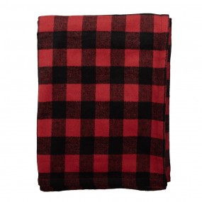 Plaid Rood zwart ruit 130x170 cm