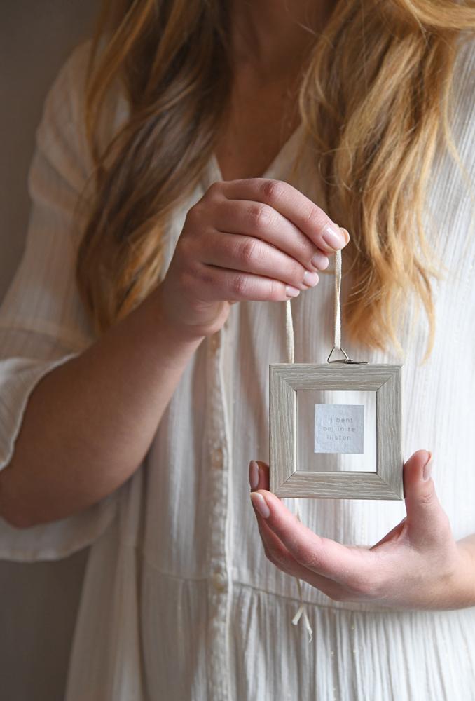 Mini Fotokader Merel - Jij bent... 8x8x1,5 cm