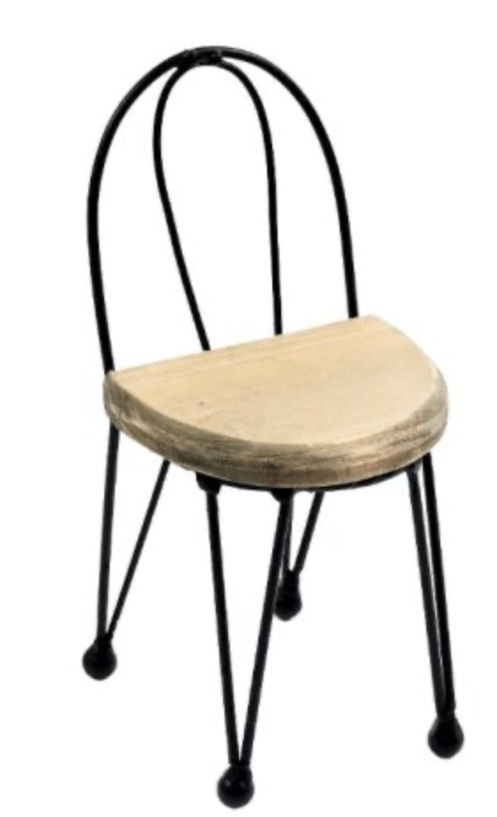 Plantentafeltje 'Stoel' 26 cm