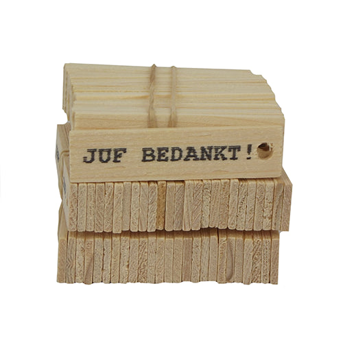 MIJN STIJL-HOUTEN LABEL