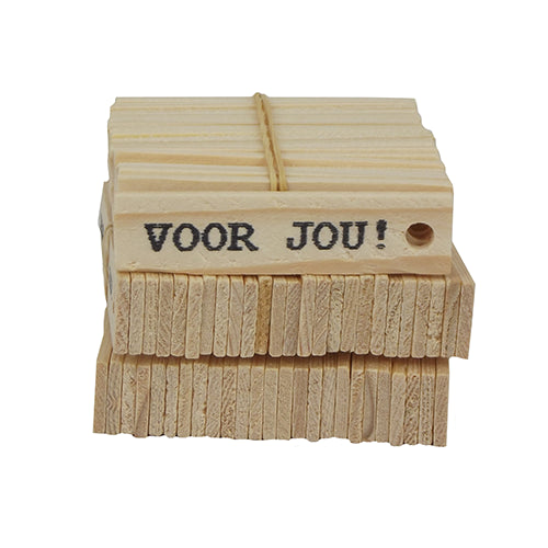 MIJN STIJL-HOUTEN LABEL