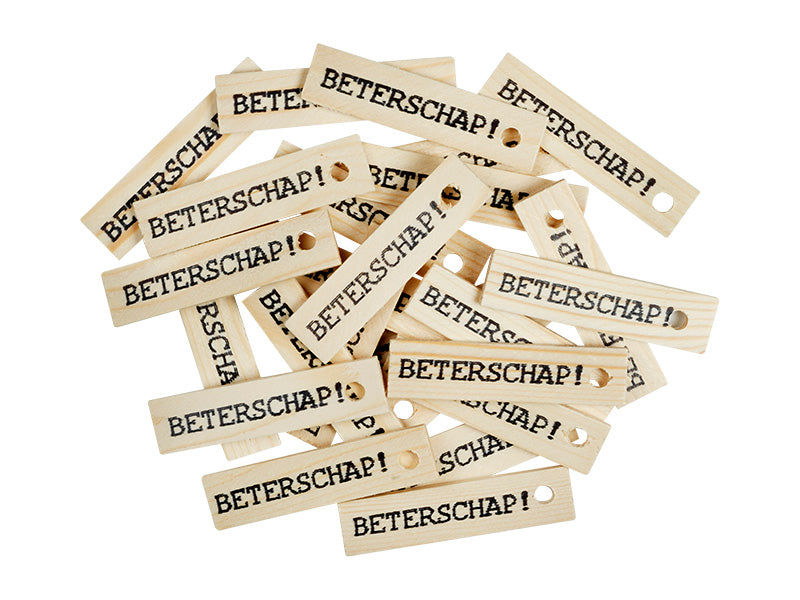 MIJN STIJL-HOUTEN LABEL