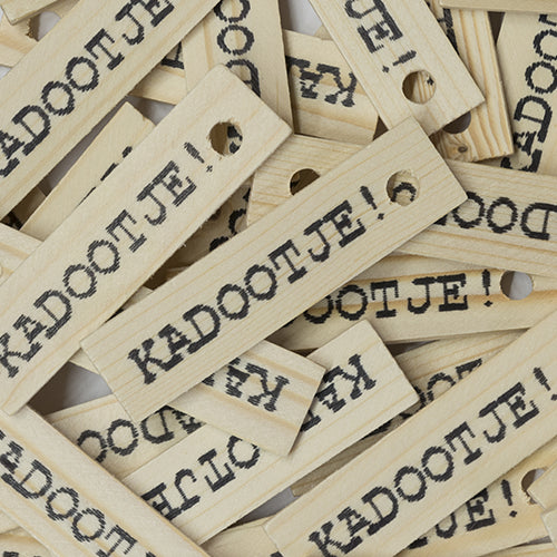 MIJN STIJL-HOUTEN LABEL