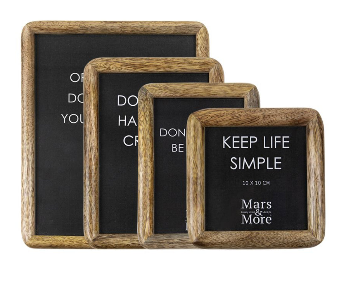 Fotolijst mango hout 20x25 cm