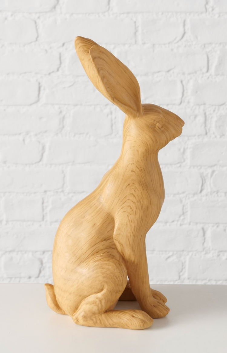 Boltze- Figuur Konijn Keramiek bruin H 31 cm