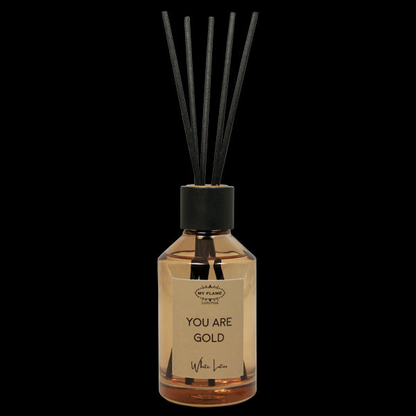 Geurstokjes-You are gold- White Lotus