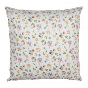 Sierkussen Pasen bloemen 45x45 cm polyester