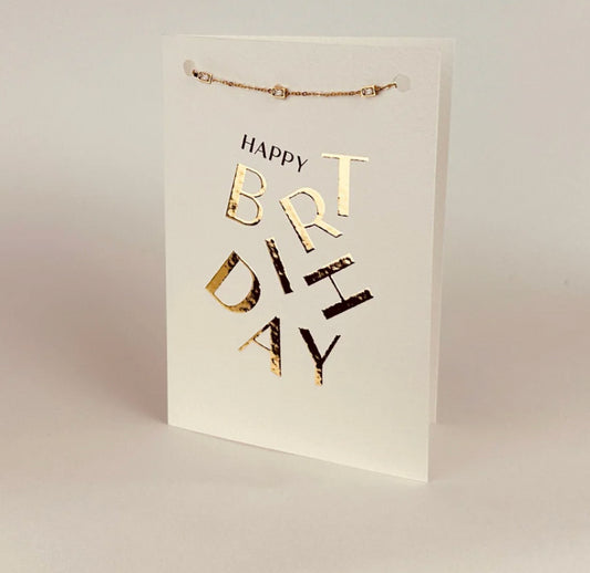 Sieradenkaart Armband HAPPY BIRTHDAY