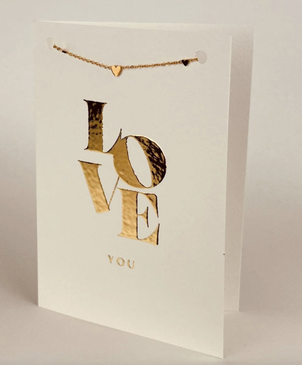 Sieradenkaart Armband LOVE YOU