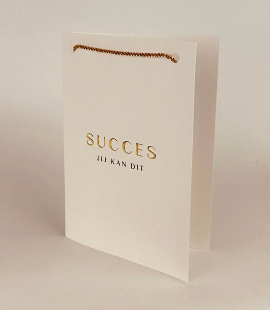 Sieradenkaart Armband Succes jij kan dit