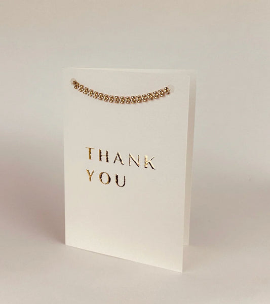 Sieradenkaart Armband Thank You