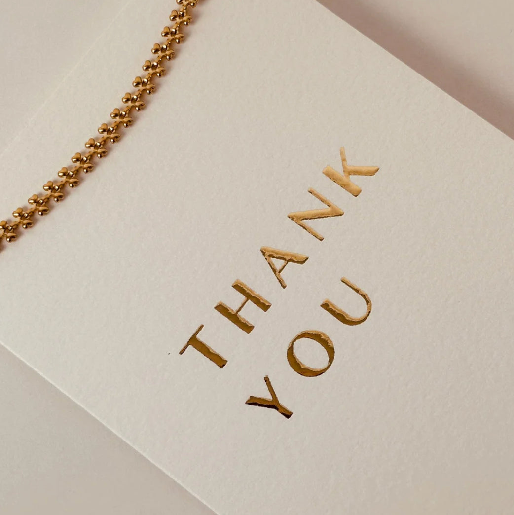 Sieradenkaart Armband Thank You