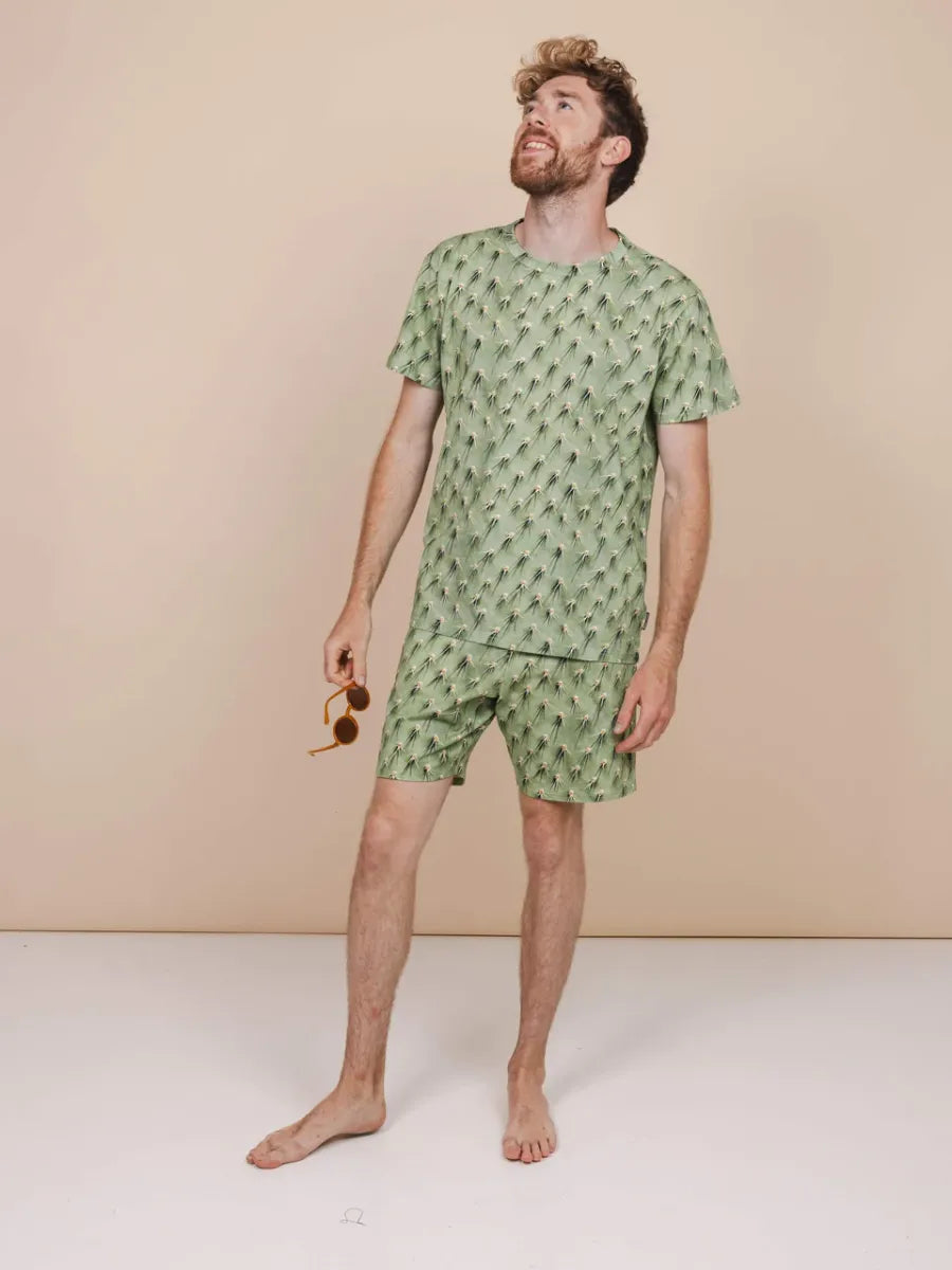 Cozy Cactus T-Shirt & Shorts set Men
