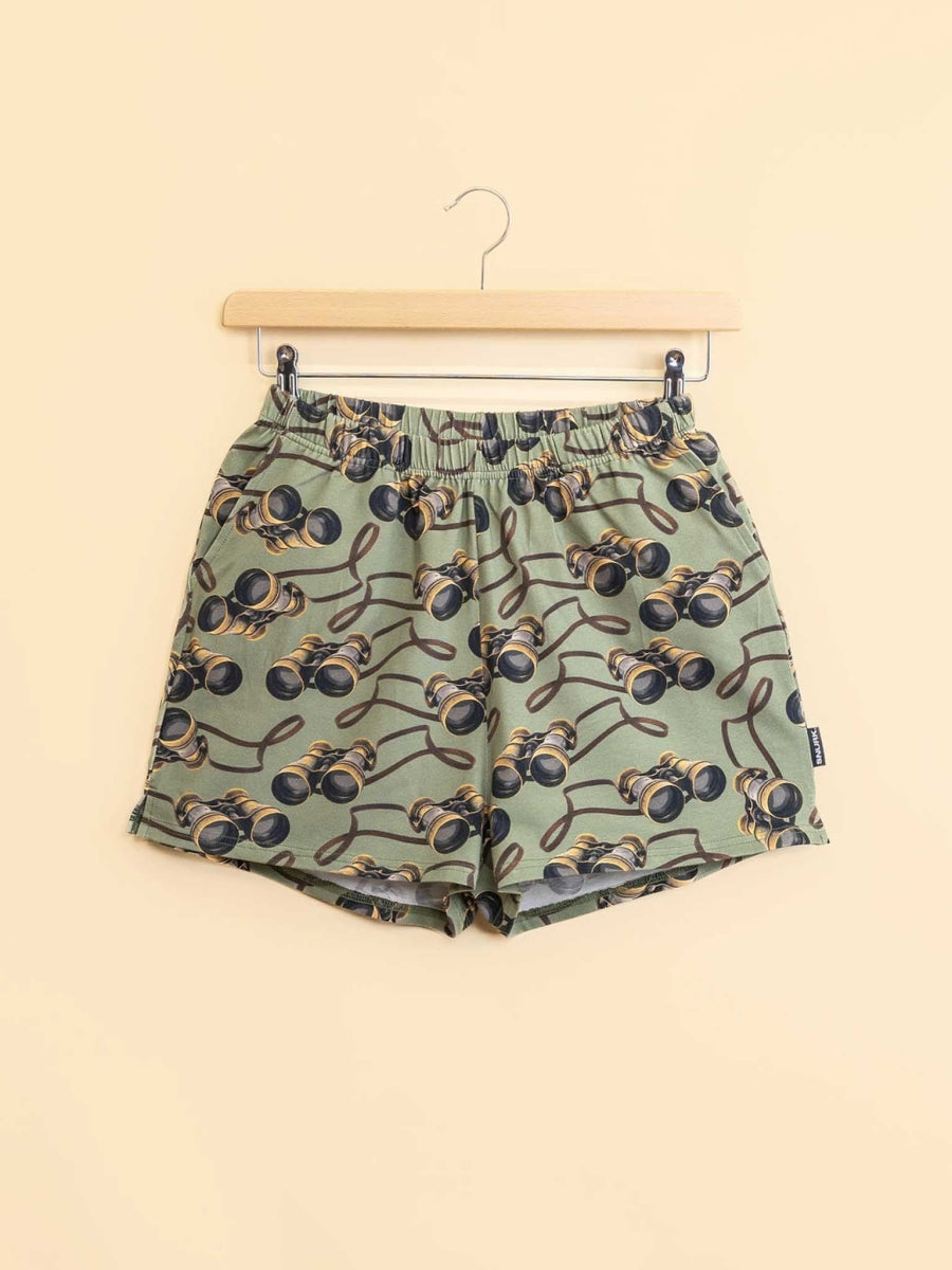 Binoculars T-Shirt V-neck & Shorts Women