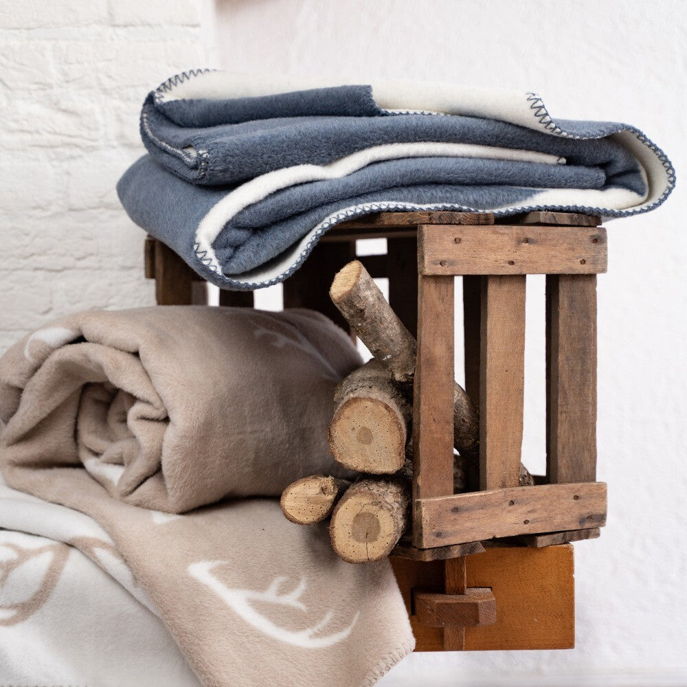 Plaid Gewei grijs 150x200cm XL